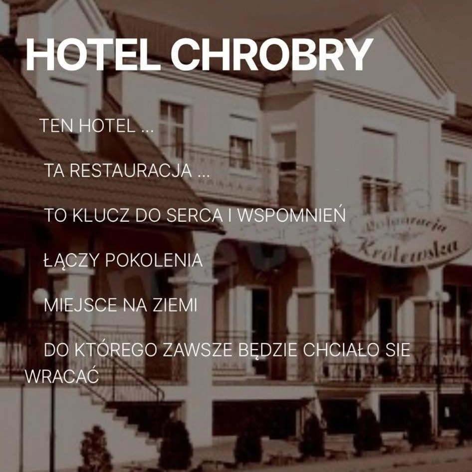 Hotel Chrobry Leczyca Exterior foto